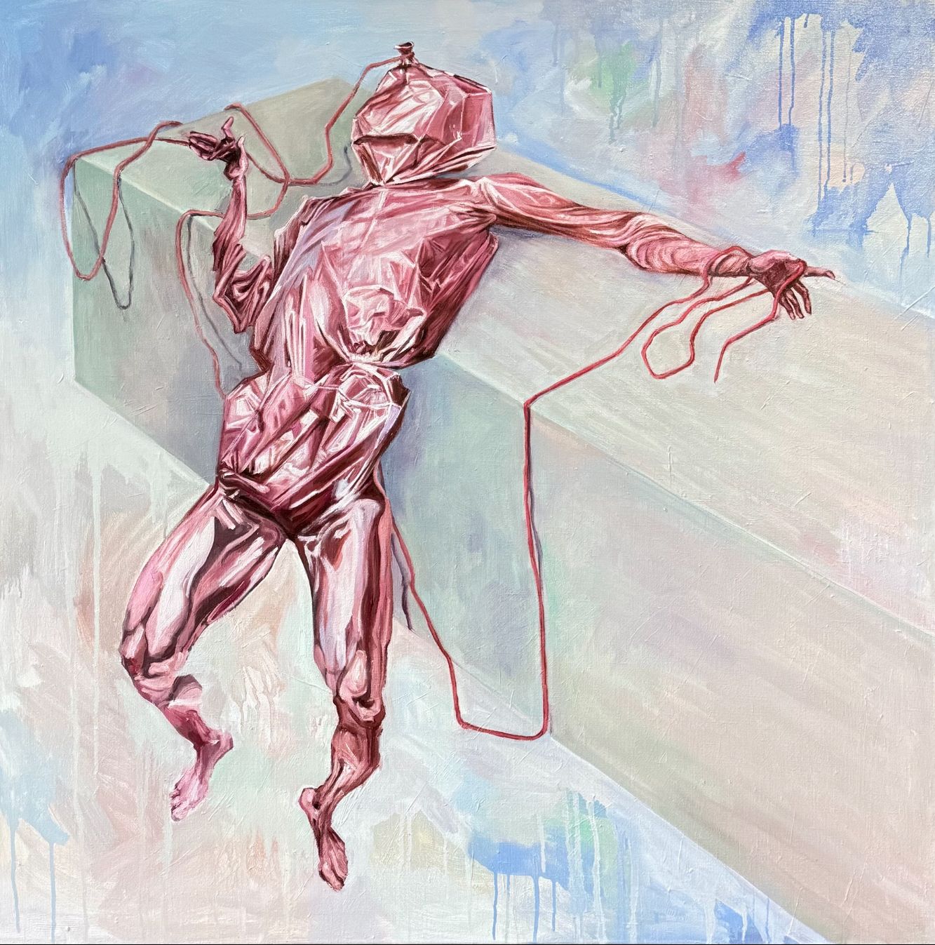 Анна Хруленко (Картина, живопись - 
                  100 x 100 см) Кто/как