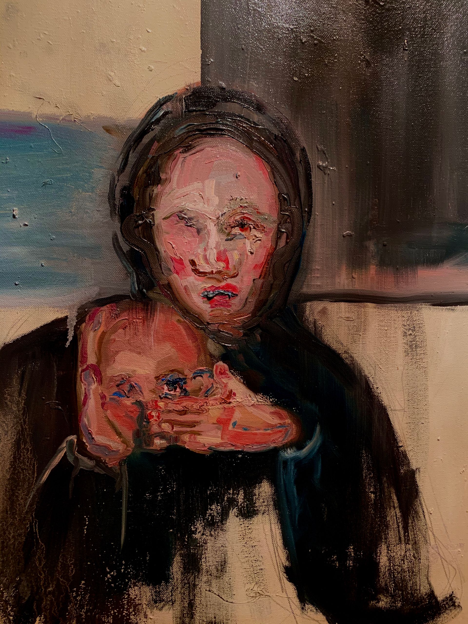 Виктория Бис (Картина, живопись - 
                  80 x 90 см) Fear