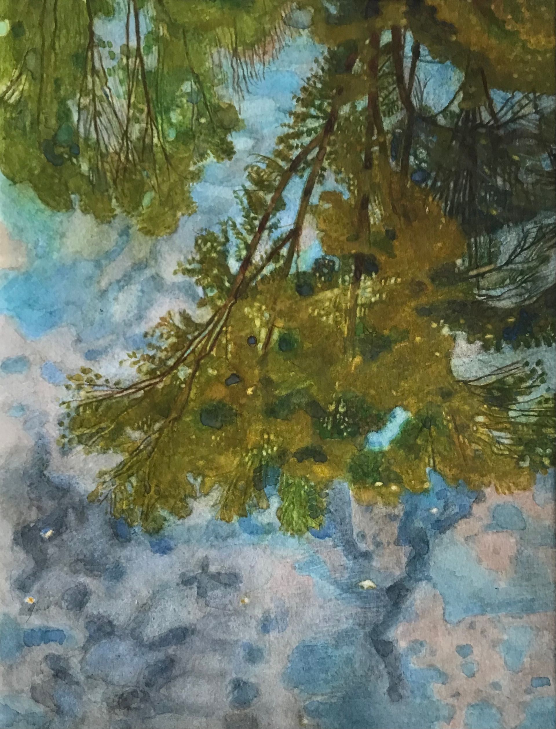 Иван Афонский (Авторская графика - 
                  24 x 31 см) Отражение