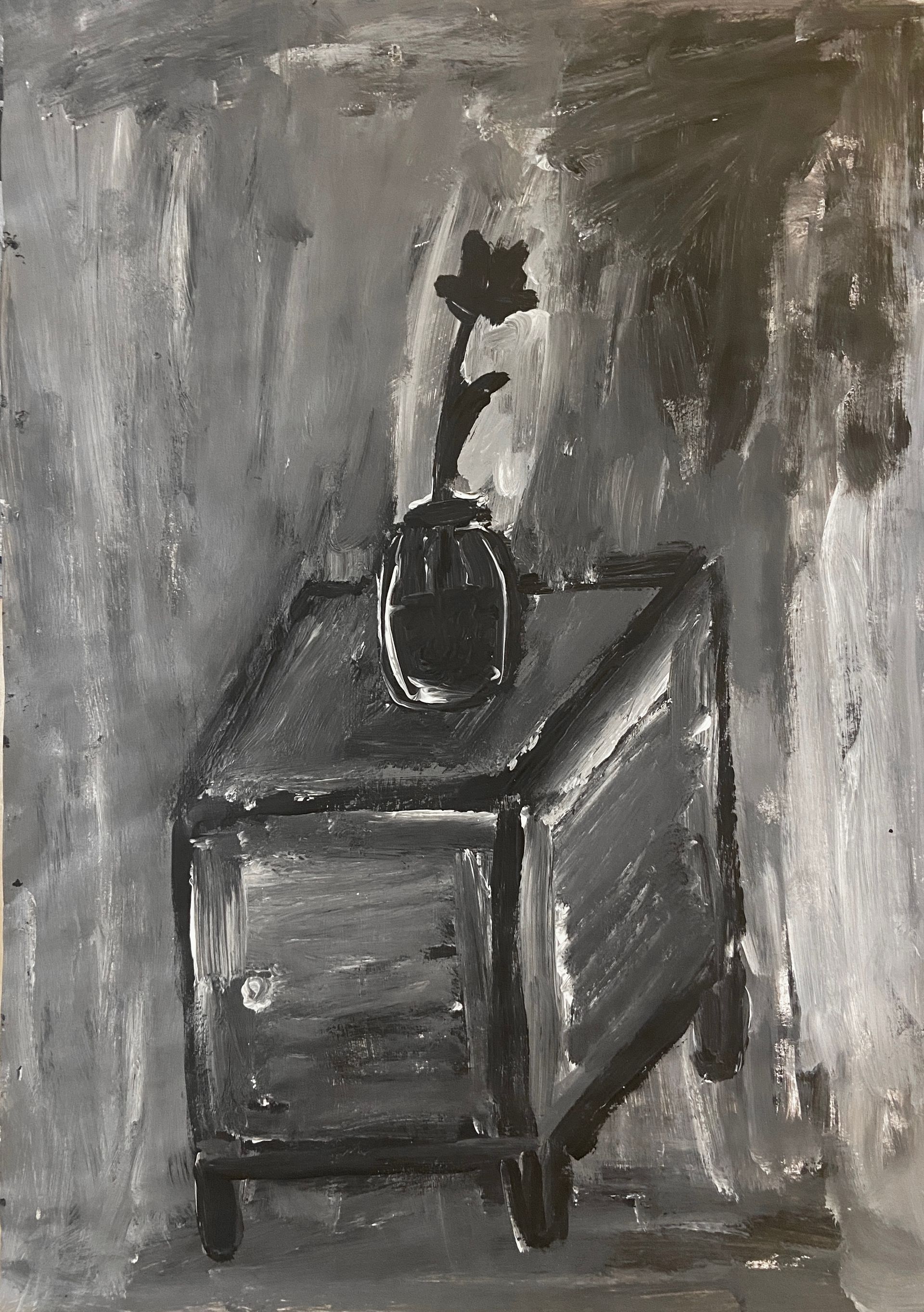 Хаим Сокол (Авторская графика - 
                  30 x 42 см) Без названия