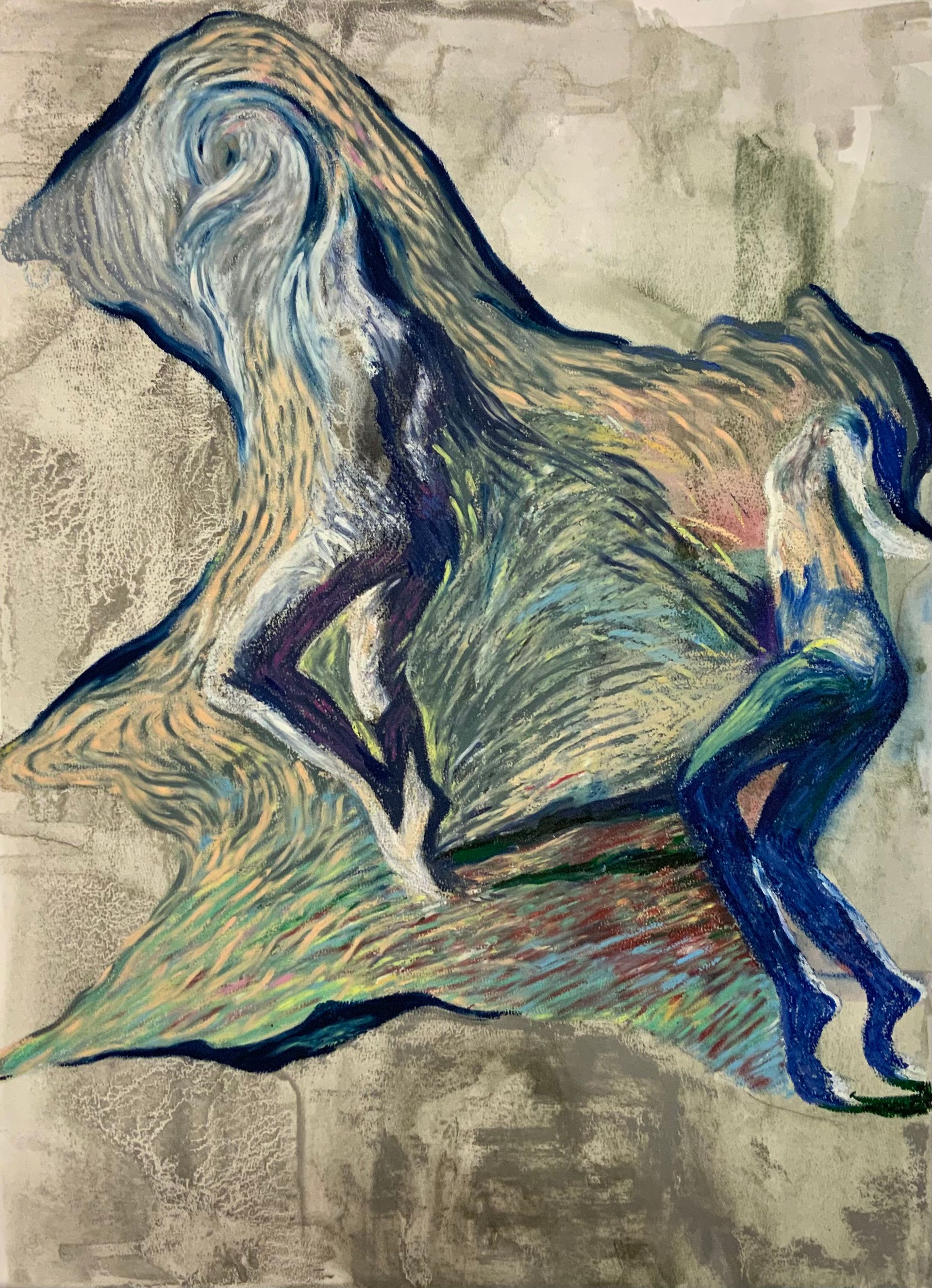 Елизавета Тульчинская (Картина, живопись - 
                  55 x 75 см) Пространство преобразований