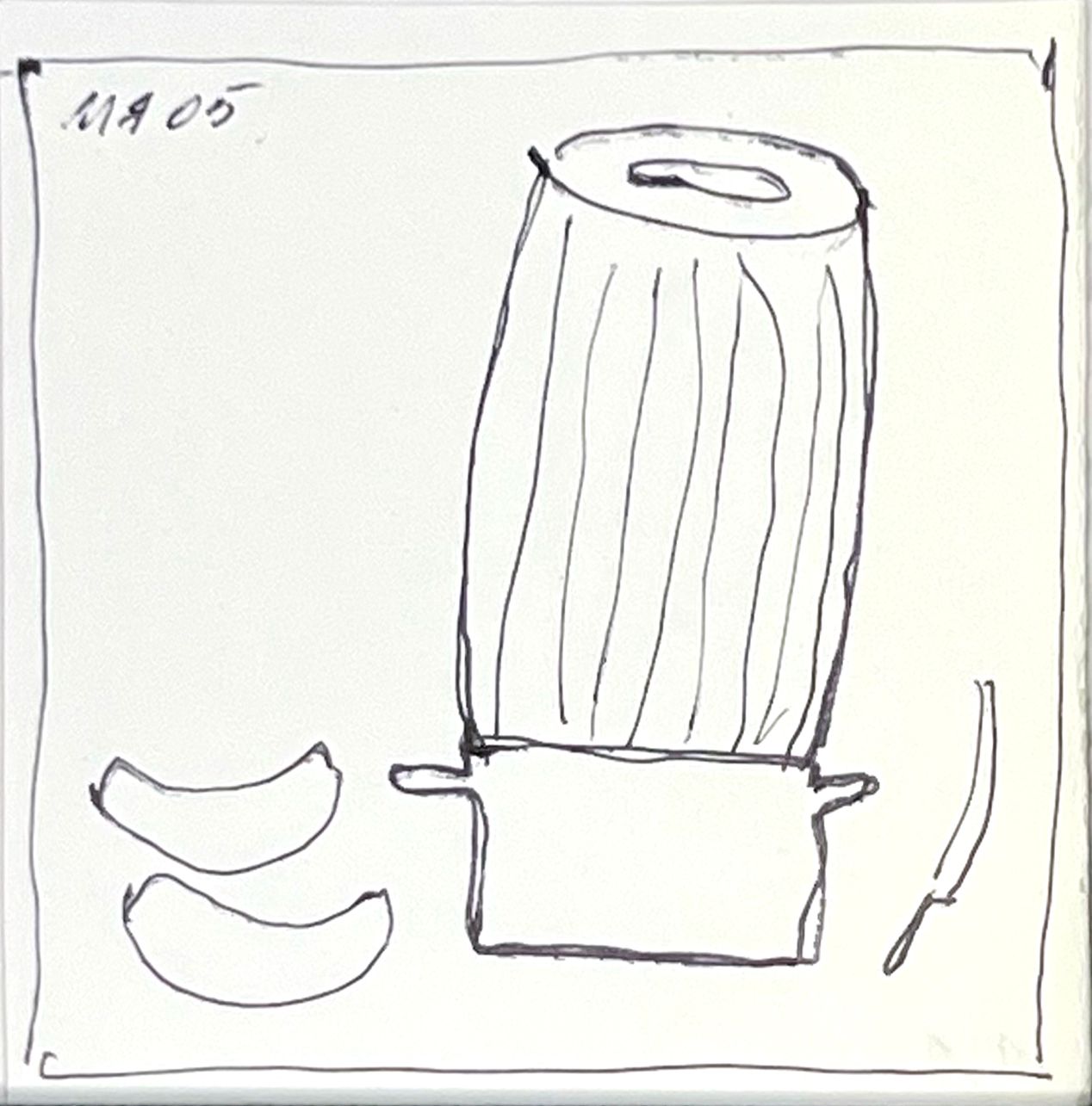 Марсель Ялалов (Авторская графика - 
                  22 x 22 см) Дыня