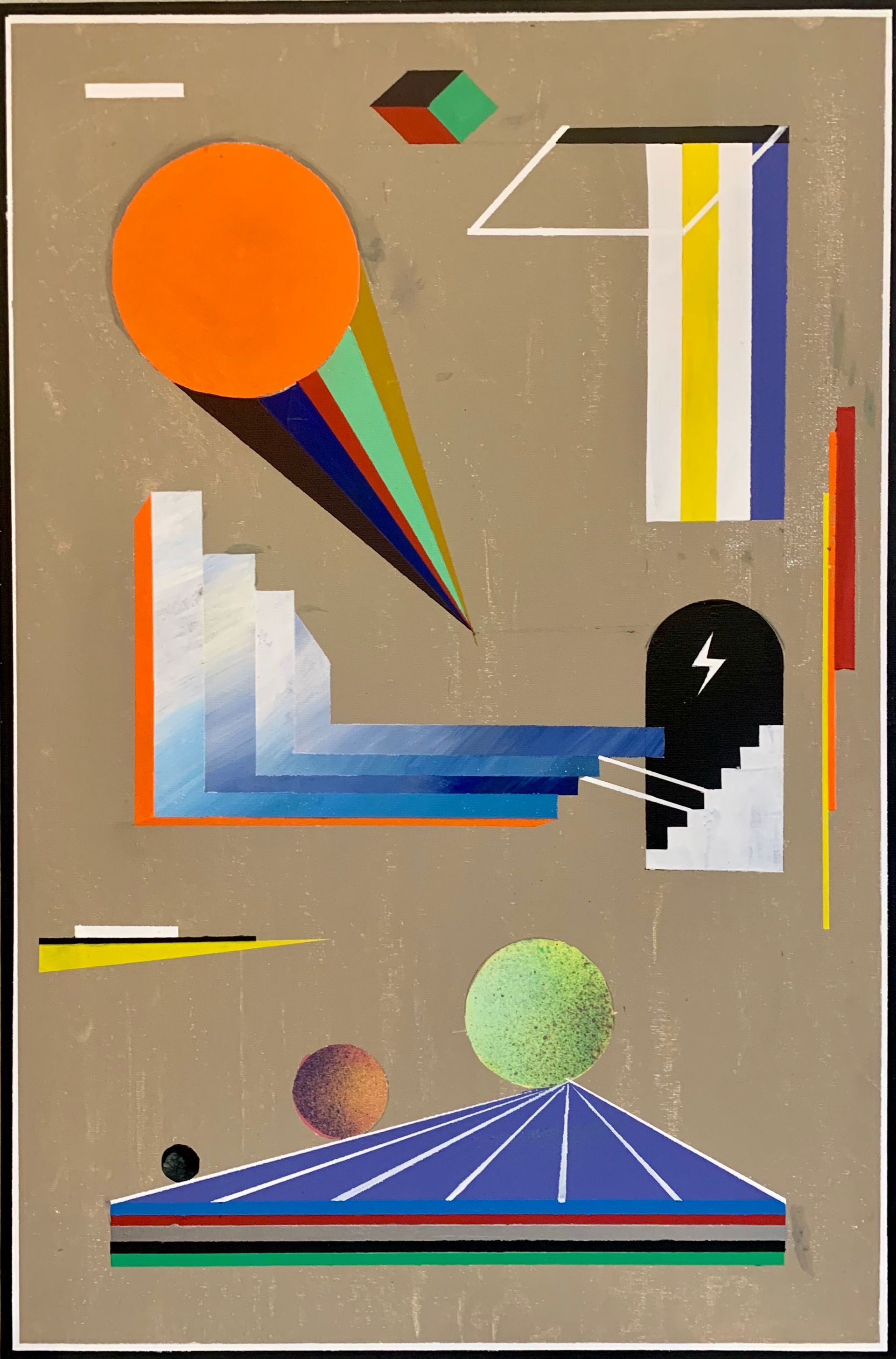 Остап Бакин (Авторская графика - 
                  40 x 60 см) Без названия