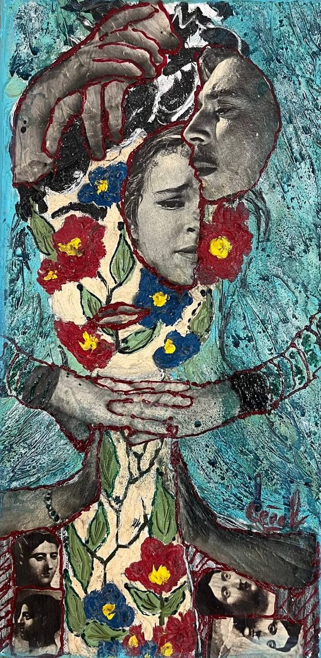 Александра Халипская (Картина, живопись - 
                  20 x 40 см) Цветущие и тянущиеся