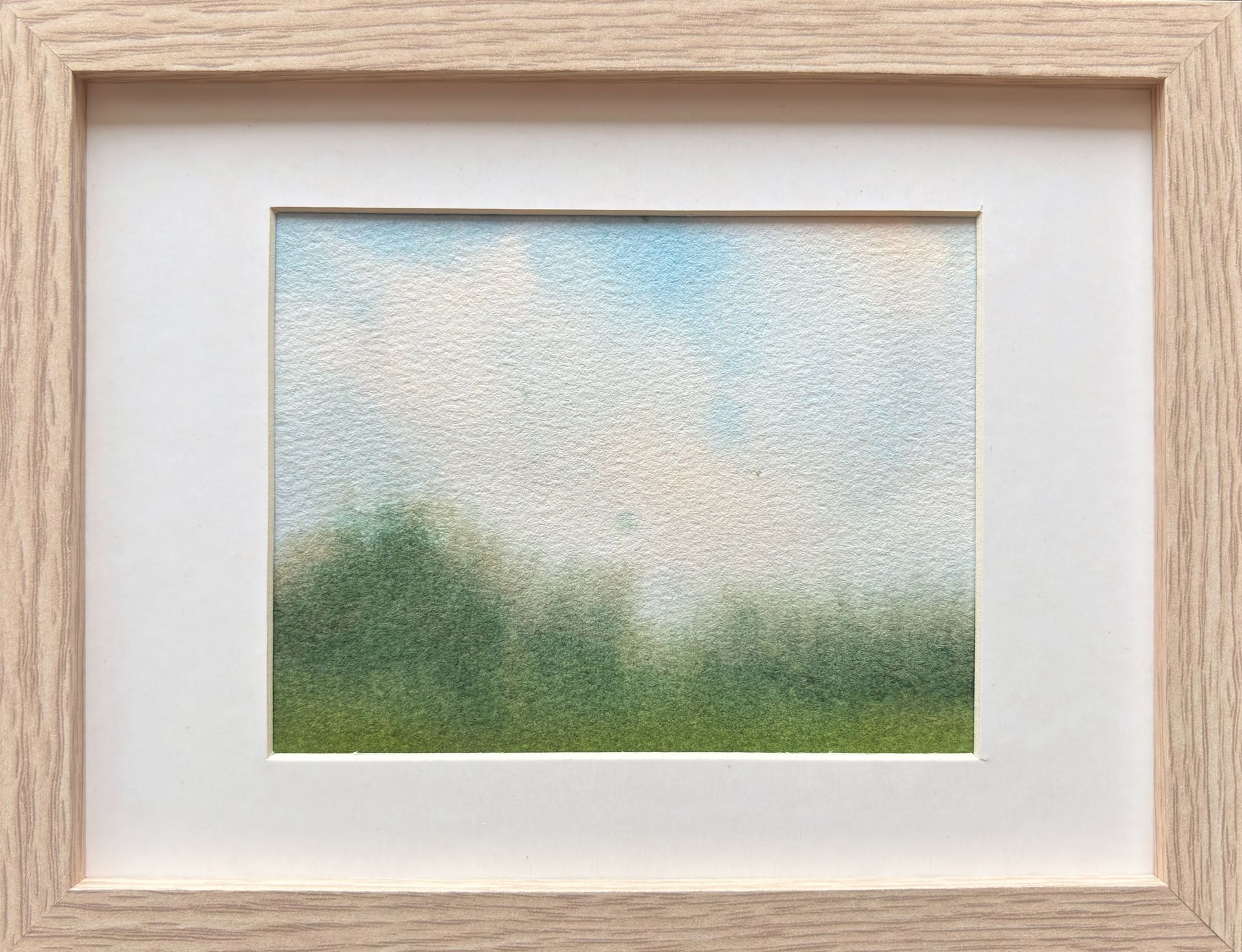 Александра Савина (Авторская графика - 
                  22 x 17 см) Июль перед дождем