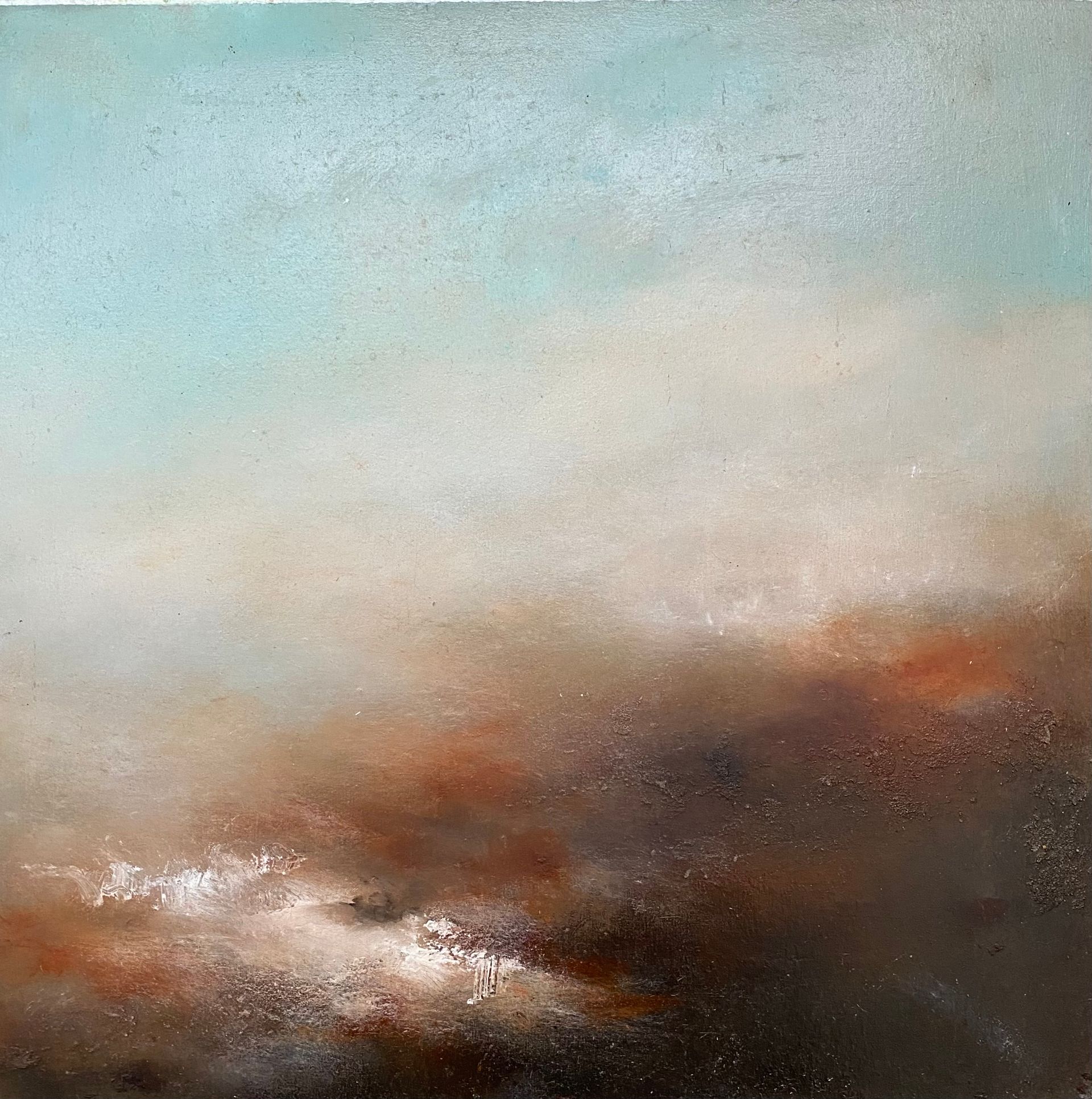 Елена Троянская (Картина, живопись - 
                  35 x 35 см) Valley and current