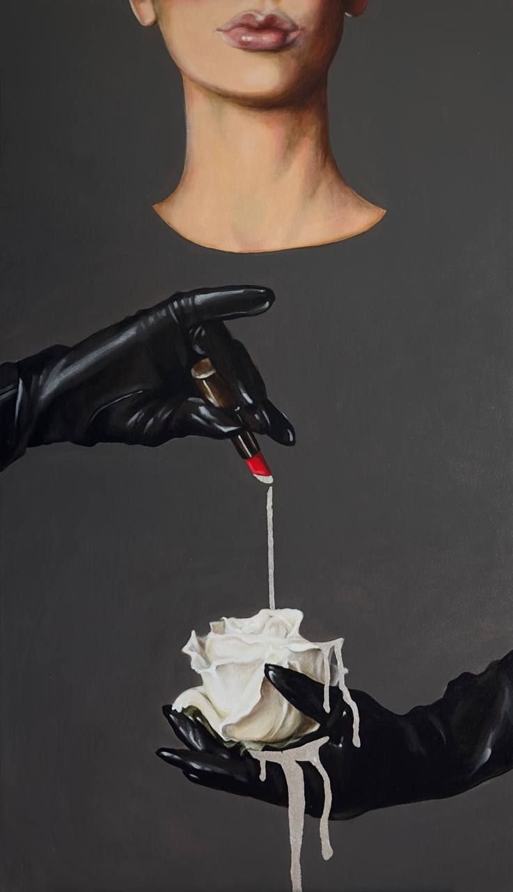 Татьяна Вафина (Картина, живопись - 
                  70 x 120 см) Чувственность