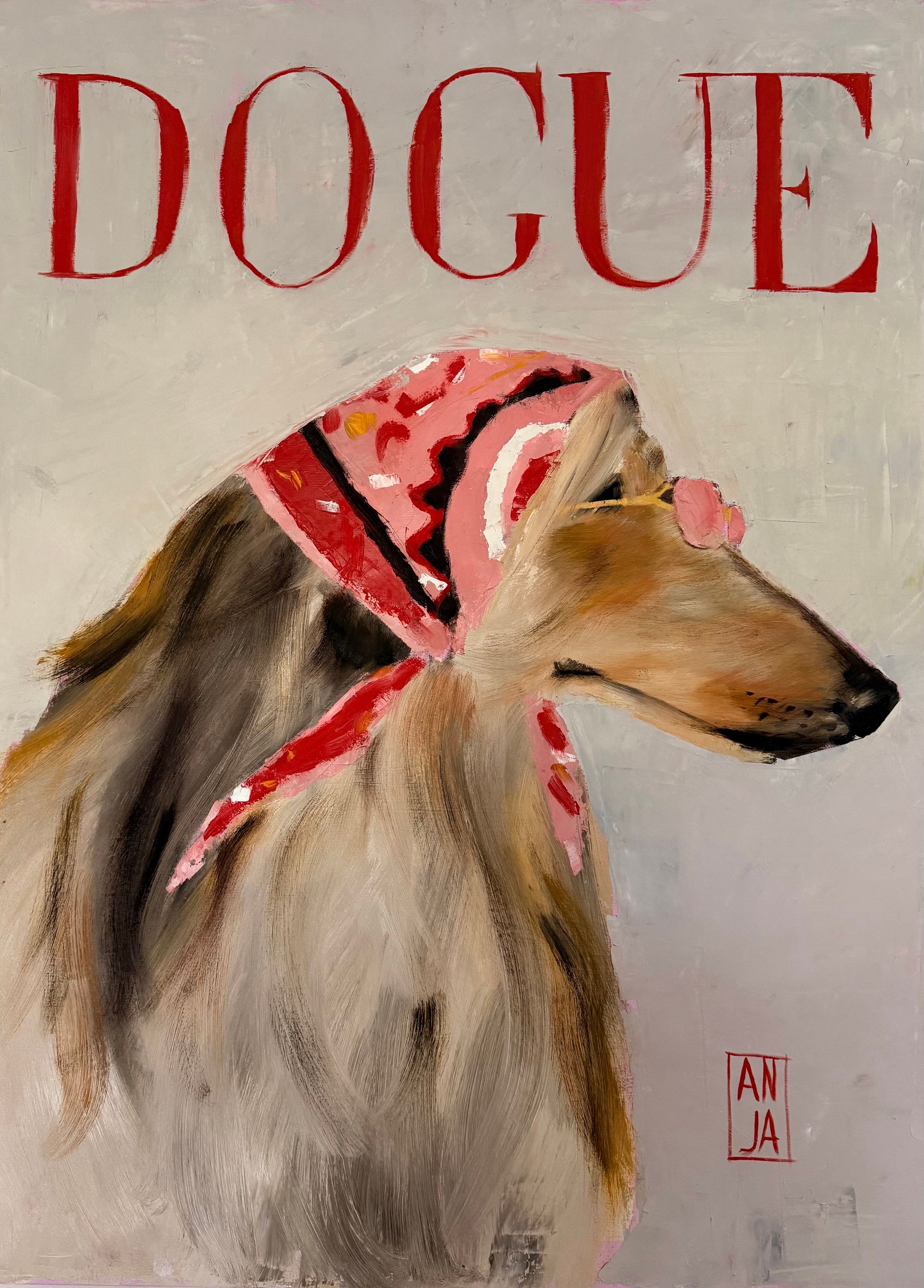 Анна Рудько (Картина, живопись - 
                  60 x 80 см) DOGUE