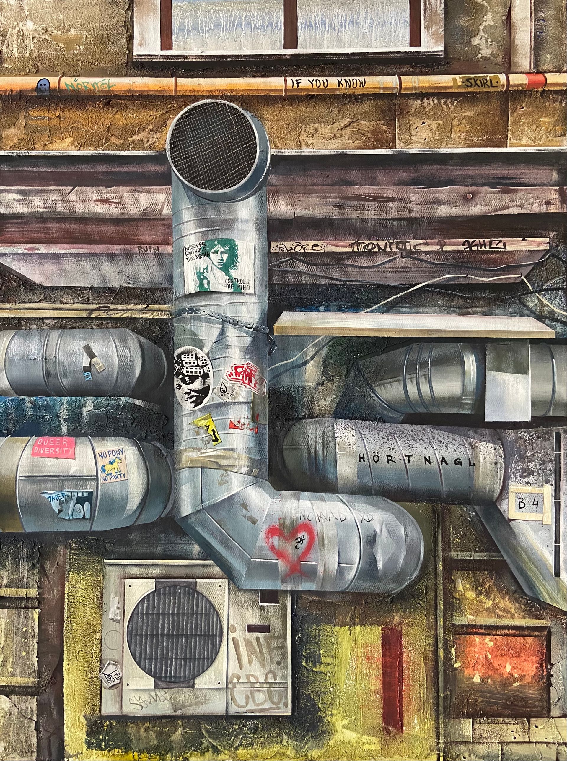 Динара Хёртнагль (Картина, живопись - 
                  60 x 80 см) Communication 1
