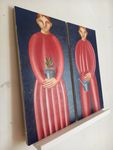 Саша Катинаускиене (Картина, живопись - 
                  60 x 60 см) Садовники. Диптих