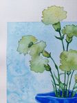 Оливия Лем (Авторская графика - 
                  25 x 35 см) Гвоздики