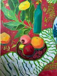 Алина Филимонова (Картина, живопись - 
                  60 x 70 см) Декоративный натюрморт