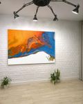 Алексей Слон (Картина, живопись - 
                  200 x 140 см) Летящий