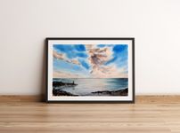 Светлана Юматова (Авторская графика - 
                  56 x 38 см) Сияние неба #2