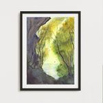 Алла Валежина (Авторская графика - 
                  30 x 42 см) Тропинка к морю