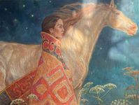 Залифа Хибатова (Картина, живопись - 
                  80 x 60 см) Айсылу