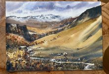 Жанна Губина (Авторская графика - 
                  36 x 26 см) Джилы-Су