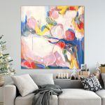 Анна Ганина (Картина, живопись - 
                  100 x 100 см) White landscape