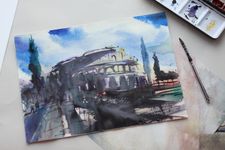 Дарья Парий (Авторская графика - 
                  36 x 26 см) Рим
