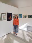 Елена Санина (Картина, живопись - 
                  40 x 40 см) Ландыши