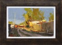 Евгений Бурцев (Картина, живопись - 
                  30 x 20 см) В Заречье
