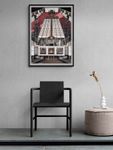 Ольга Забловская (Графика печатная - 
                  50 x 70 см) Места силы. РАН