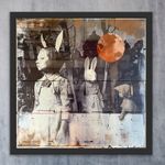 Нина Григель (Коллаж / ассамбляж - 
                  30 x 30 см) Тайный друг