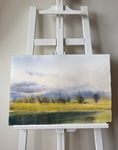 Жанна Губина (Авторская графика - 
                  56 x 38 см) Между небом и землей