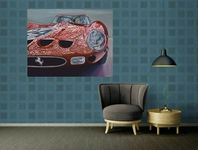 Иван Гарбузов (Картина, живопись - 
                  100 x 80 см) Феррари 250 gto