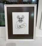 Ирина Меркулова (Авторская графика - 
                  20.5 x 29.5 см) На руках у Другой