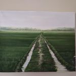 Мила Bezú (Картина, живопись - 
                  50 x 40 см) Rice fields in Vietnam