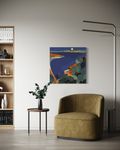 Нина Цориева (Картина, живопись - 
                  70 x 70 см) Морской пейзаж