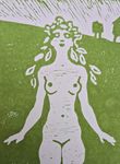 Марина Коротаева (Графика печатная - 
                  21 x 26.5 см) Русалка