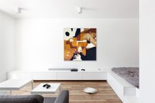 Ольга Рикун (Картина, живопись - 
                  100 x 100 см) Спящая