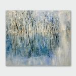 Анастасия Попова (Картина, живопись - 
                  140 x 120 см) Деревья в снегу