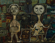 Белла Майсурадзе (Картина, живопись - 
                  96 x 70 см) Легенда