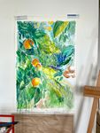 Наталья Чобанян (Авторская графика - 
                  80 x 120 см) Сад