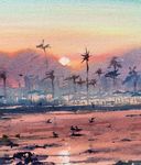 Жанна Губина (Авторская графика - 
                  36 x 26 см) Отлив