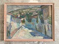 Елизавета Тульчинская (Картина, живопись - 
                  40 x 39 см) Улица. Этюд