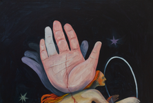 Оля Душкина (Картина, живопись - 
                  50 x 70 см) Судьбоносный ангел