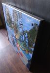 Игорь Крапарь-Щербаков (Картина, живопись - 
                  60 x 60 см) Подсолнухи с синими цветами