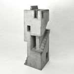 Кирилл Филатов (Скульптура - 
                  9.5 x 25.5 см) Маяк у высохшего моря\а lighthouse by a dried out sea\le guet 71