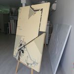 Ася Багаева (Картина, живопись - 
                  90 x 130 см) Рупор