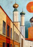 Ольга Селезнева (Картина, живопись - 
                  100 x 120 см) Купола