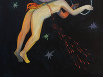 Оля Душкина (Картина, живопись - 
                  50 x 70 см) Судьбоносный ангел