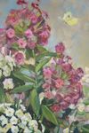 Елена Санина (Картина, живопись - 
                  33 x 42 см) Флоксы