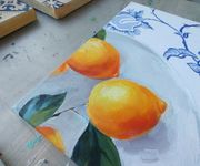 Анна Феллер (Картина, живопись - 
                  35 x 30 см) Series_Uncle Henri's treat_ Lemon