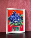 Алина Хоняк (Картина, живопись - 
                  30 x 40 см) Букет гиацинтов и звездчаток