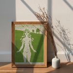 Марина Коротаева (Графика печатная - 
                  21 x 26.5 см) Русалка