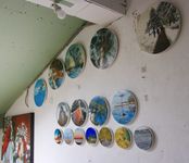Алан Хатагты (Картина, живопись - 
                  15 x 15 см) На краю